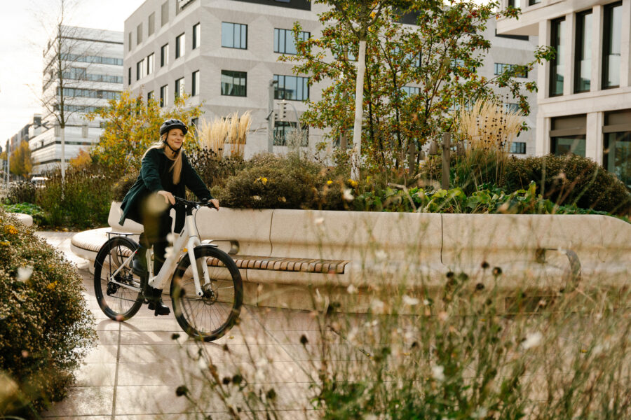 Neues Coboc Skye City E-Bike in der Bahnstadt Heidelberg 2