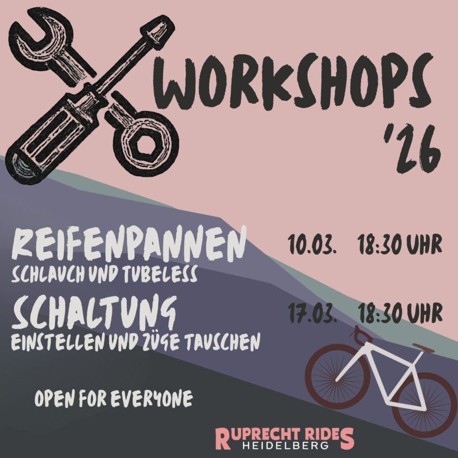 Ruprecht Rides Werkstatt-Workshop Flyer März 2026